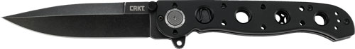 CRKT M16-02DB 3.5" PLAIN EDGE - D2 STEEL BLK W/DEADBOLT AST — view 1