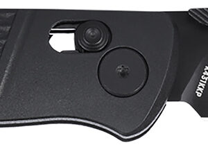 CRKT K431KKP Counterpart  EDC 3.31" Folding Tanto Plain Black Oxide D2 Steel Blade, Black Textured GRN Handle