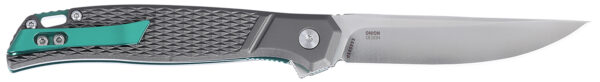 CRKT K440XXP SCAR  EDC 3.30" Folding Plain Satin D2 Steel Blade, Gray Textured Aluminum Handle — view 1