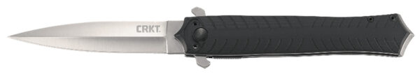 CRKT 2265 Xolotl  3.64" Folding Spear Point Plain Satin 4116 Stainless Steel Blade/Black G10 Handle Includes Pocket Clip — view 1