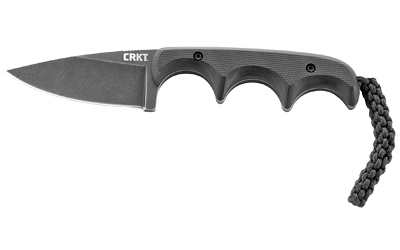 CRKT DROP POINT 2.16" BLACK W/SHEATH — view 1