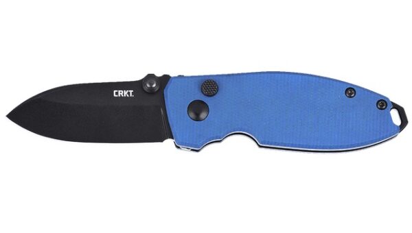 CRKT 2474BDC  SQUID        BUTTON LOCK  2.27 BLUE — view 1
