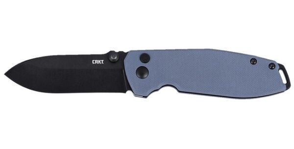 CRKT 2495GC   SQUID XM        2.95 BUTTON LOCK GRY — view 1