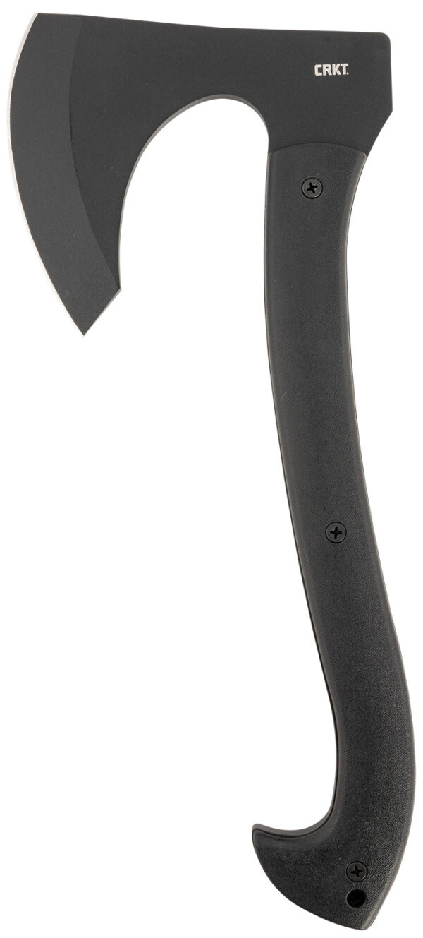 CRKT 2917 Skeggox  4.83" Plain Axe w/Beard, SK-5 Steel Blade, Black Contoured GRN Handle, 12.94" OAL — view 1