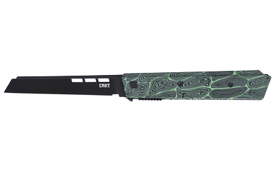 CRKT ZEPHYR 3.22" PLAIN EDGE GRN/WHT — view 1