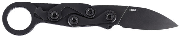 CRKT 4050K Provoke EDC EDC 2.47" Folding Black Oxide Plain Satin D2 Steel Blade, Black Aluminum Handle — view 1