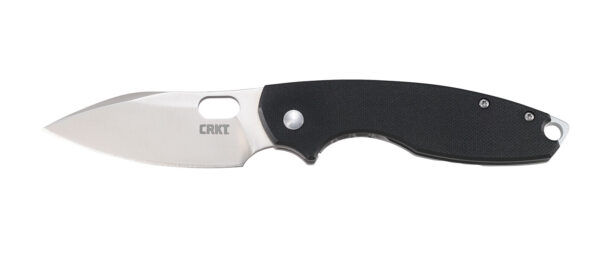 CRKT 5317 Pilar III 2.97" Folding Spear Point Plain Satin 8Cr13MoV SS Blade/ G10 Black/SS Handle Includes Pocket Clip — view 1