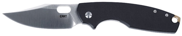CRKT 5321 Pilar IV 3.09" Folding Plain Satin D2 Steel Blade/Black/SS G10/SS Handle Includes Pocket Clip — view 1