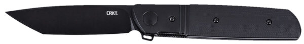 CRKT 5720K Bamboozled  3.31" Folding Tanto Plain Black Oxide D2 Steel Blade, Black G10/SS Handle — view 1