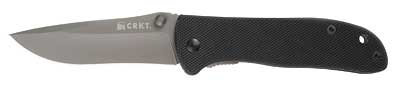 CRKT DRIFTER G10 2.9" PLN EDGE BLK — view 1