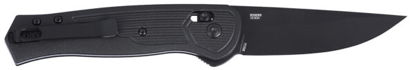 CRKT 7170K SERO  EDC 3.02" Folding Plain Black TiNi S35VN SS Blade, Black Textured GRN Handle — view 1