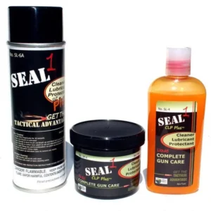 SEAL 1 SKIT-4 TACTICAL GUN CARE KIT CLP LIQUID & PASTE PRE-SAT. CLOTHS  FIBER CLOTH BRUSH &SWABS