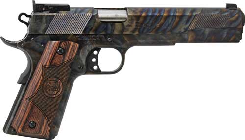 IVER JOHNSON EAGLE XL 45ACP - 6" 8RD CASE COLORED WOOD — view 1