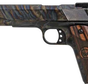 IVER JOHNSON EAGLE XL 45ACP - 6" 8RD CASE COLORED WOOD — view 2