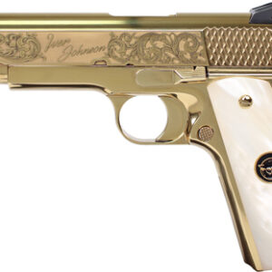 IVER JOHNSON EAGLE NOBLE WP - 1911 45ACP 8RD ENGRAVED GOLD — view 2
