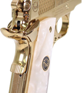 IVER JOHNSON EAGLE NOBLE WP - 1911 45ACP 8RD ENGRAVED GOLD — view 3