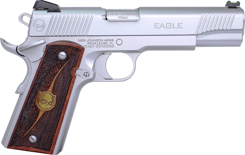 IVER JOHNSON EAGLE HC GEN2 - 1911 45ACP 8RD SATIN CHROME — view 1