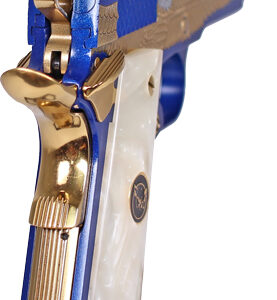 IVER JOHNSON EAGLE MAJESTIC - 1911 45ACP 8RD ENGRAVED GOLD — view 3