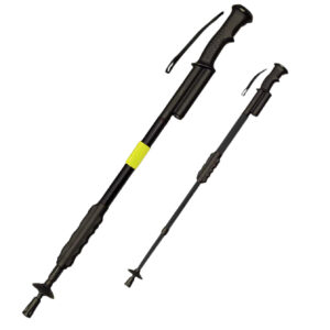 PSP ZAPHSBLK Zap Hike 'N Strike Black Aluminum Includes Removable Reflective Safety Band