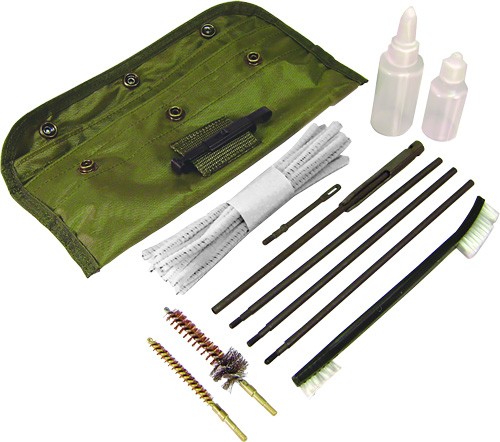 PSP CLEANING KIT AR15/M16 - GI FIELD OD GREEN POUCH — view 1