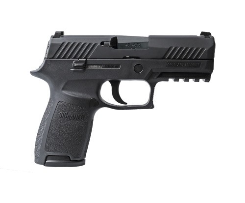 SIG P320 COMPACT 45ACP 3.9" - DAO SIGLITE (2)9RD POLY/BLACK — view 1