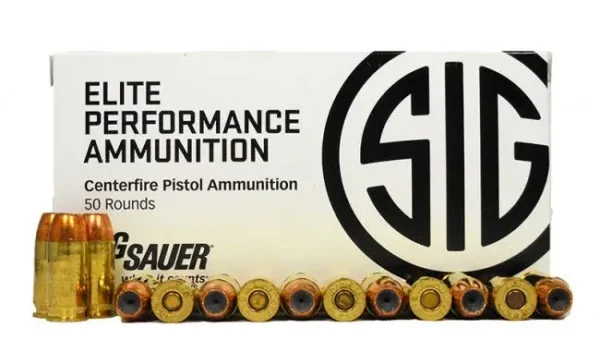SIG SAUER ELITE V CROWN AMO 45 AUTO 200GR JHP 50RD (10 BOX CASE) — view 1