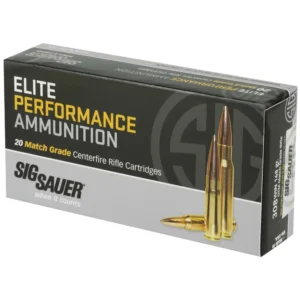 SIG SAUER AMMO 308 WIN 168GR ELITE MATCH GRADE OTM 20RD BOX (10 PER CASE) — view 2