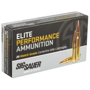 SIG SAUER AMMO 223 REM 77GR ELITE MATCH GRADE OTM BOX/20