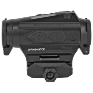 SIG SAUER  ROMEO4T RED DOT SIGHT 1X20MM BALLISTIC CIRCLE DOT SOLAR 0.5 MOA ADJ SIDE BATTERY GRAPHITE — view 2