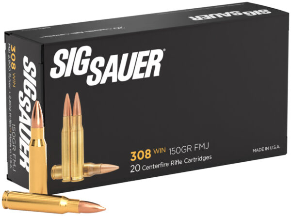 SIG AMMO 308WIN 150GR ELITE BALL FMJ 20/10 — view 1