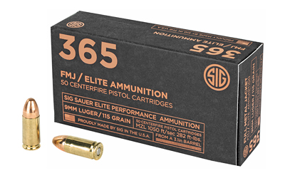 SIG AMMO 9MM 115GR FMJ 50/1000 — view 1