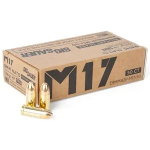 SIG SAUER ELITE BALL M17 AM0 9MM +P 124 GR FMJ 50RD BOX — view 4