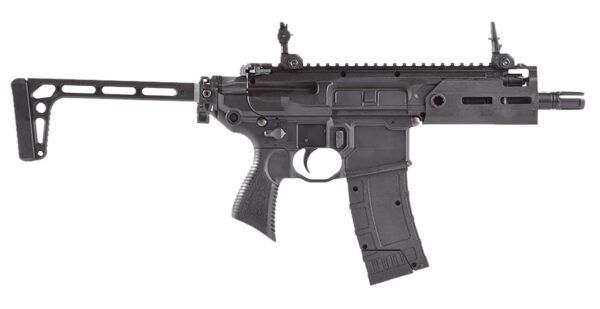 Sig Sauer Airguns AIR-RATTLER-BB MCX Rattler  CO2 177 4.5mm Steel BB 30rd Semi-Automatic 300 FPS Velocity, 3rd Burst Mode, M-Lok Handguard, Flip-Up Sights, Folding Minimalist Stock — view 1