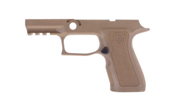 Sig Sauer GRIPMODXC943SMCOY P320 Grip Module X-Series Compact (Small Size Module), 9mm Luger/40 S&W/357 Sig, Coyote Polymer, Fits Sig P320 (3.60" & 3.90") — view 1