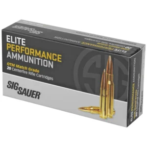 SIG SAUER ELITE MATCH GRADE AMO 6MM CREEDMOOR 107GR OTM 2ORD (10 BOX CASE) — view 2