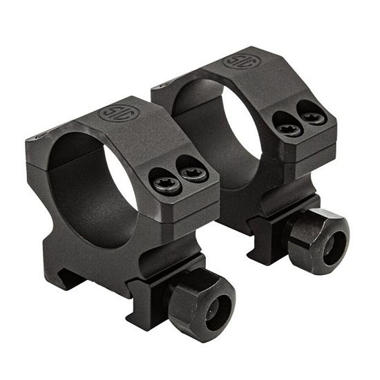 SIG ALPHA1 1 MED RINGS ALUM MATTE BLK — view 1