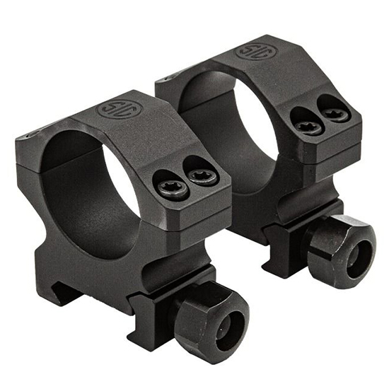 SIG ALPHA1 35MM RINGS MED ALUM MATTE BLK — view 1