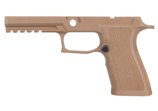 Sig Sauer GRIPMODXF943SMCOY P320 Grip Module X-Series (Small Size Module), 9mm Luger/40 S&W/357 Sig, Coyote Polymer, Fits Full Size Sig P320 (4.70") — view 1