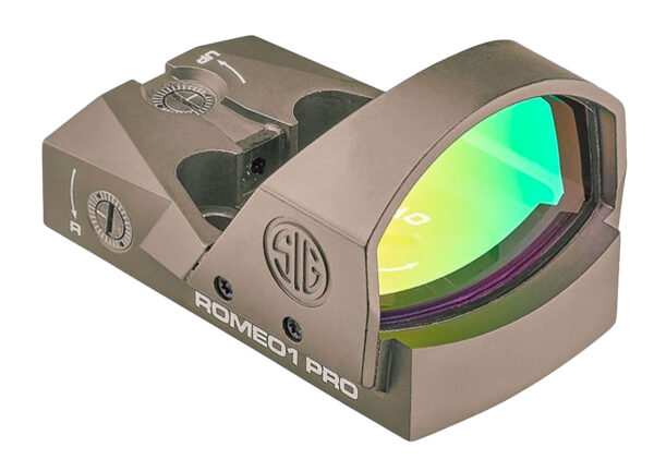 Sig Sauer Electro-Optics SOR1P103 Romeo1Pro  Flat Dark Earth 1 x 30 mm 6 MOA Red Dot — view 1