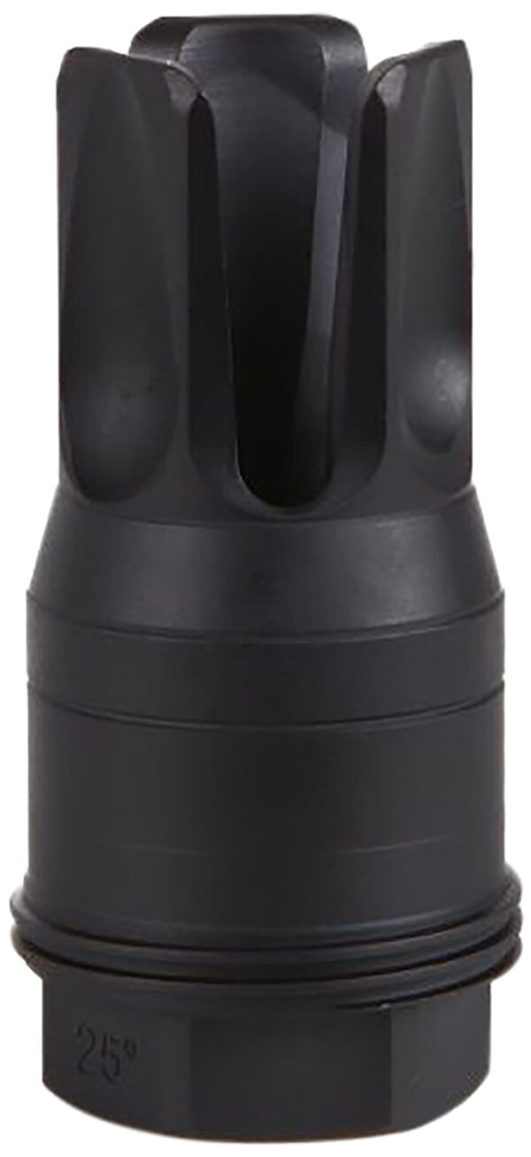Sig Sauer SL55612X2825DEGF Clutch-Lok QD Flash Hider Black Stainless Steel with 1/2"x28 tpi 2.10" OAL for 5.56mm Sig Taper Lok Barrels — view 1