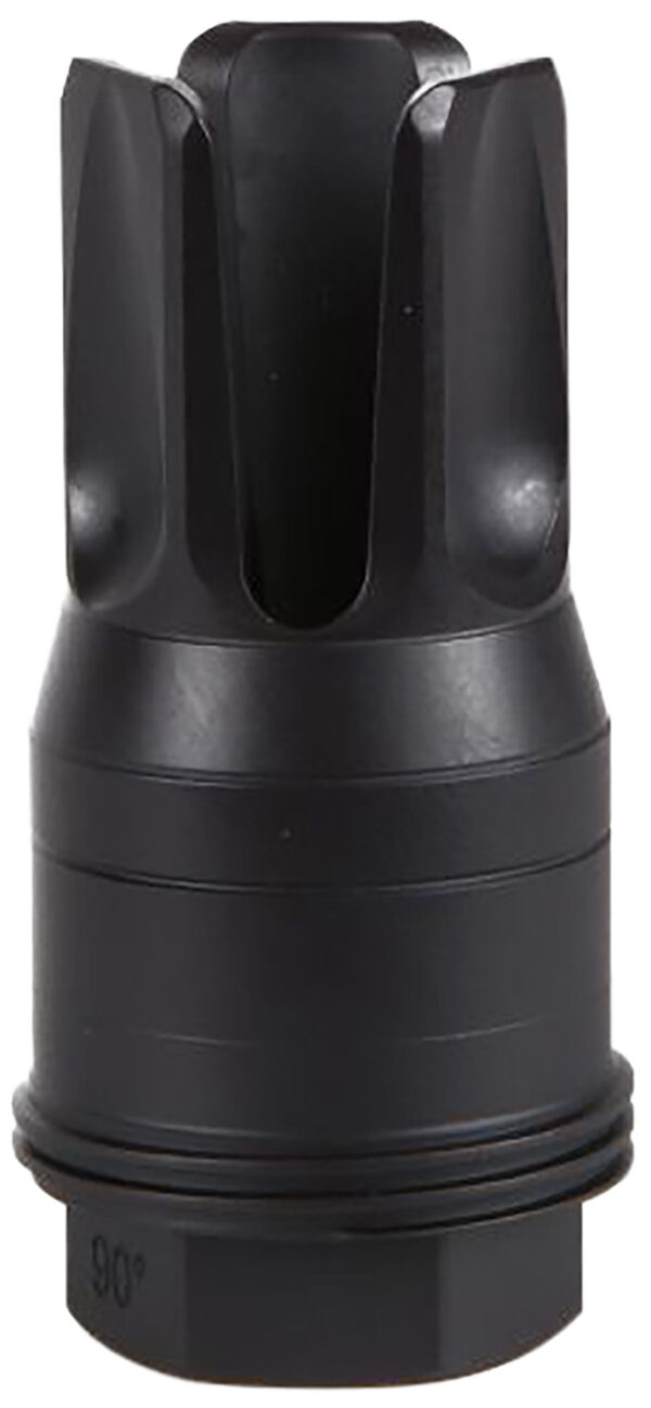 Sig Sauer SL55612X2890DEGF Clutch-Lok QD Q.D. Flash Hider Black Stainless Steel with 1/2"x28 tpi Threads for 5.56mm 90 Degree Taper — view 1