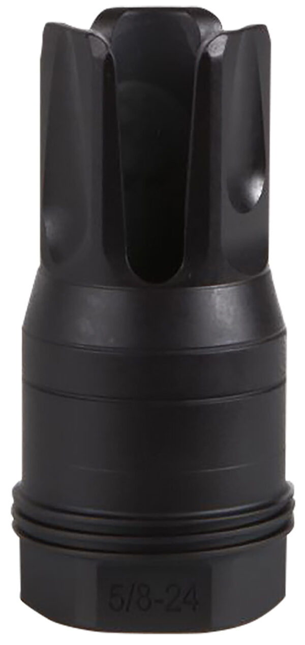 Sig Sauer SL76258X2490DEGF Clutch-Lok QD Q.D. Flash Hider Black Stainless Steel with 5/8" 24 tpi Threads for 7.62mm 90 Degree Taper — view 1