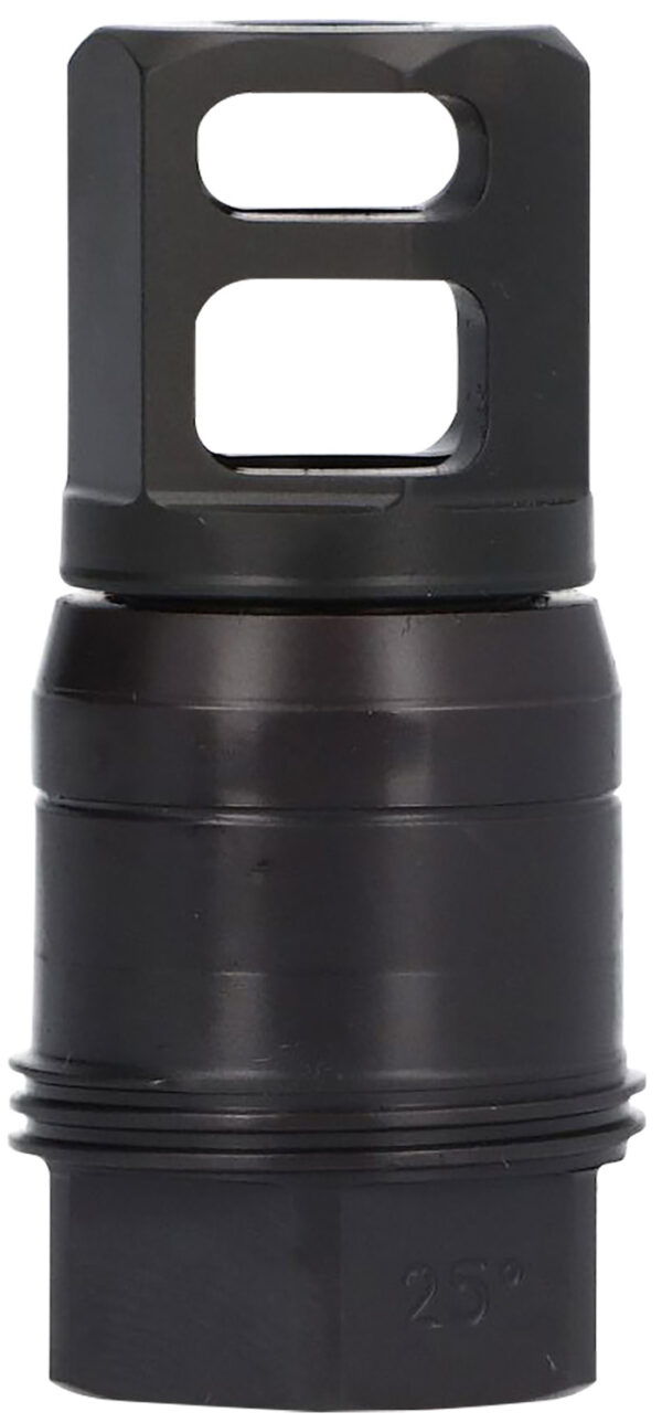 Sig Sauer SL76258X2425DEGM Clutch-Lok QD Muzzle Brake Black Stainless Steel with 5/8" 24 tpi Threads for 7.62mm 25 Degree Taper — view 1