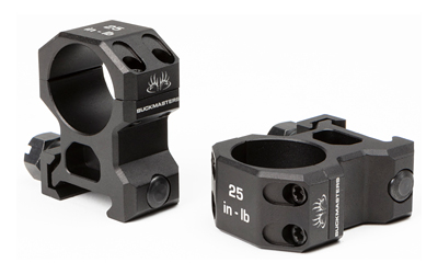 SIG BUCKMSTRS RINGS 1" ALUM HIGH BLK — view 1