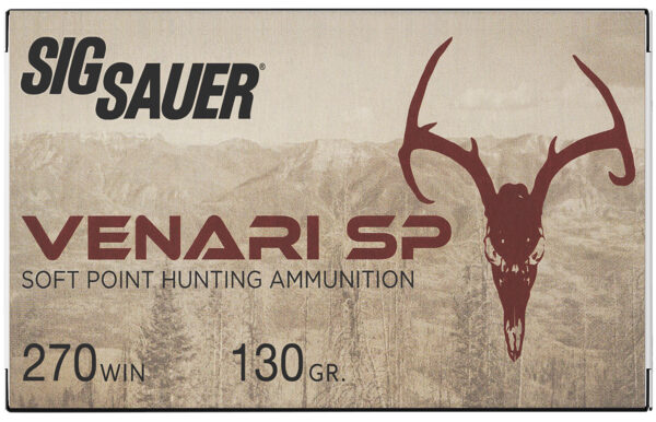 Sig Sauer V270SP13020 Venari  270Win 130gr Soft Point 20 Per Box/10 Case — view 1
