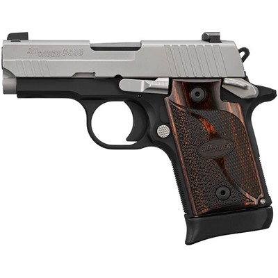 P938 MICRO 9MM LUGER 3'' BBL (1)6RD(1)7RD ROSEWD GRIPS 2-TONE — view 1