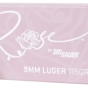 SIG SAUER ELITE V CROWN AMO 9MM LUGER 115GR ROSE JHP 20RD (10 BOX CASE)