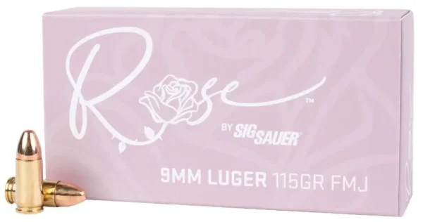 SIG SAUER ELITE V CROWN AMO 9MM LUGER 115GR ROSE JHP 20RD (10 BOX CASE) — view 1