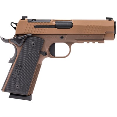 1911-XCARRY EMPEROR SCORPION 45 ACP 4.25'' BBL (2)8RD COYOTE — view 1