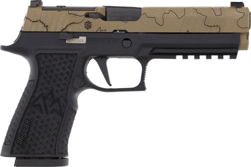SIG P320 XTEN ENDURE 10MM 5" - XRAY3 (3)15RD TAN TOPO/BLACK — view 1